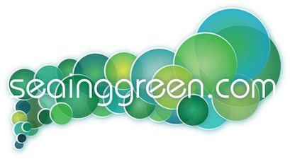 seaing green dot com white text